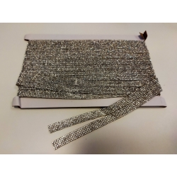 Taśma termo ozdobna w całości wykładana  kryształkami